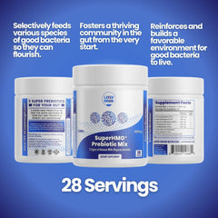 Layer Origin SuperHMO packaging label showing HMOs and usage ideas.