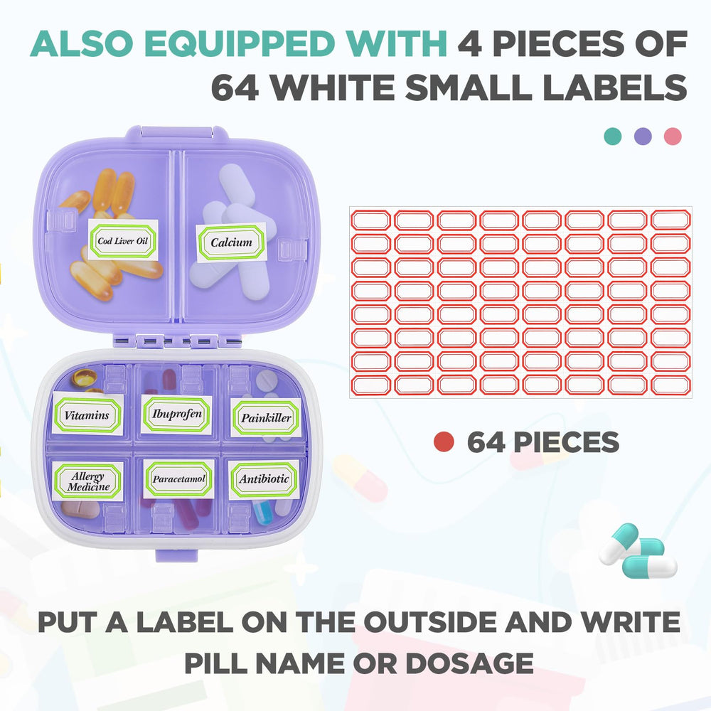 Layhit self-adhesive label sheets for quick medicine labeling and organization.