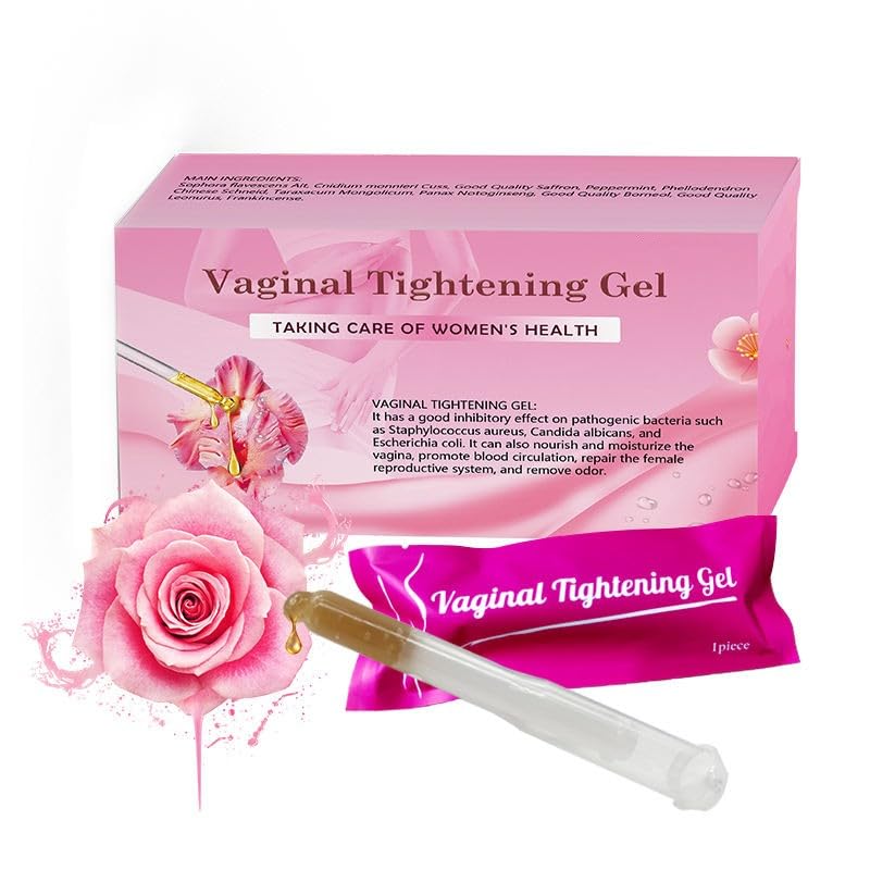 Laymoon VagiTite Med+ bottle close-up showing gentle gel texture for daily intimate care