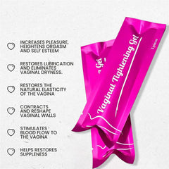 Laymoon VagiTite Med+ gel texture shows quick absorption