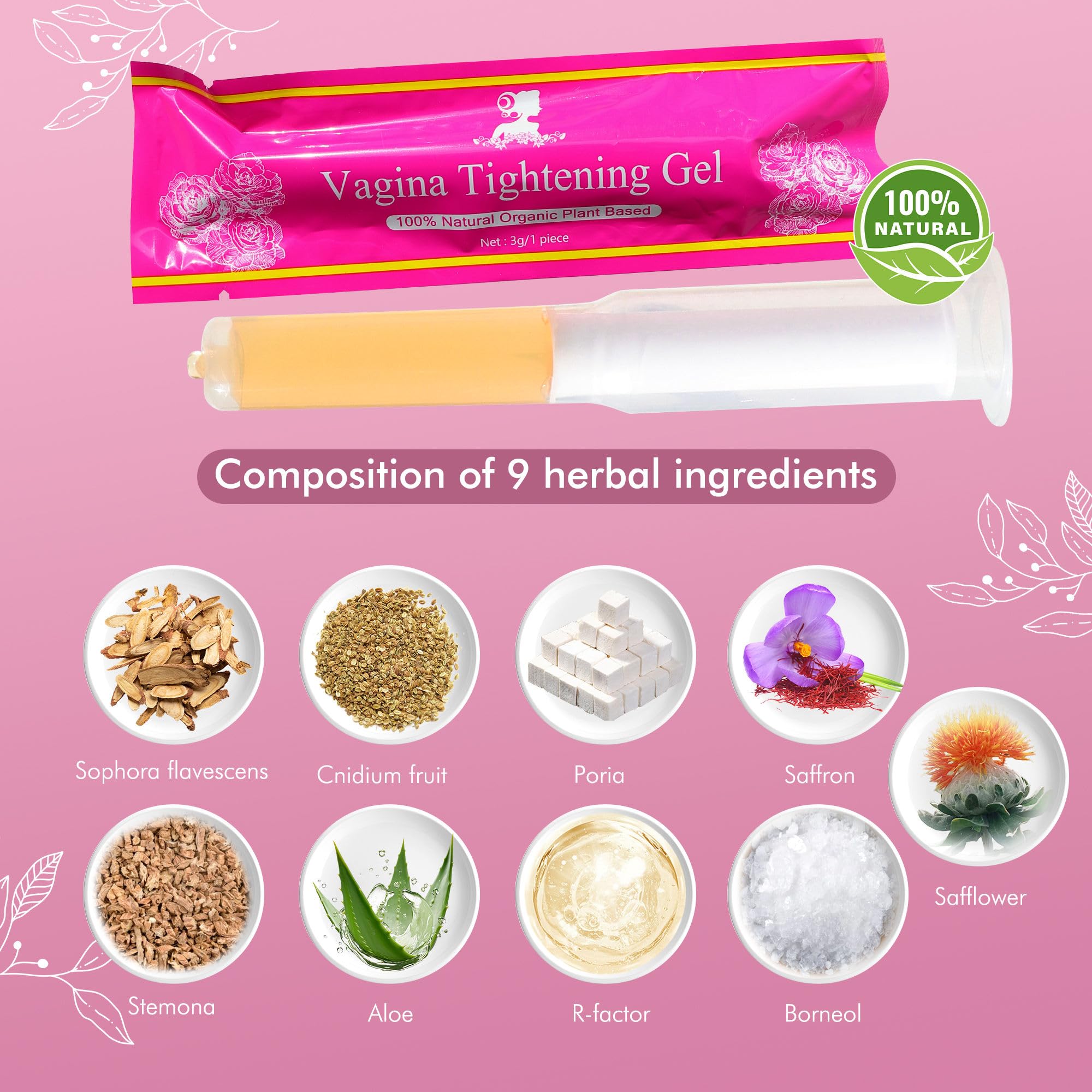 Laymoon VagiTite Med+ tube dispensing a small amount of gel for easy use