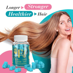 Lazpowfi Biotin Gummies nourish hair, nails, and skin with essential nutrients.