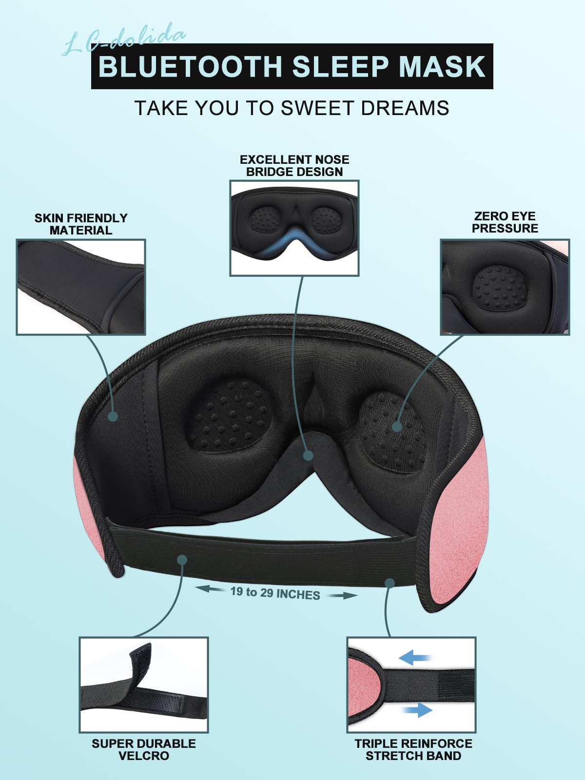 LC-dolida control pod stays secure during sleep.