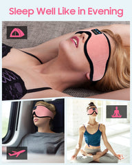 LC-dolida sleep mask with 99% light blocking.