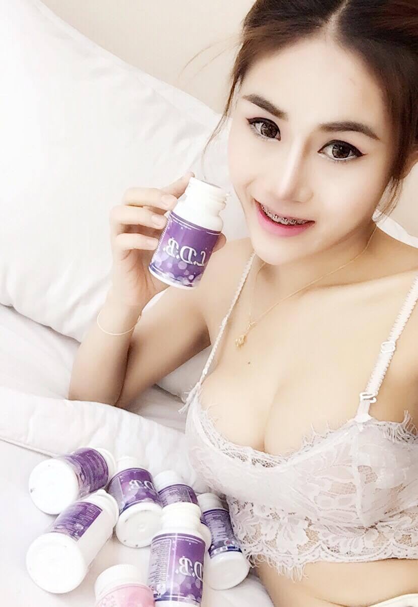 LDB capsule texture closeup emphasizes 0% fat herbal blend.