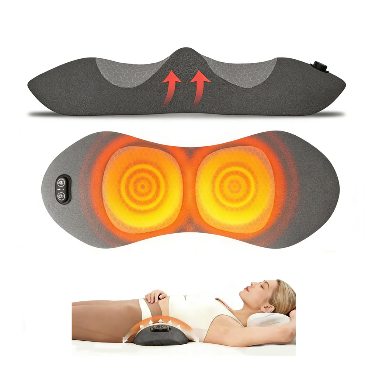 LDGSUPH 3-in-1 back massager heat therapy panel for soothing relief.