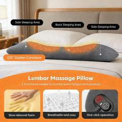 LDGSUPH ergonomic 135-degree curvature aligns with the spine.