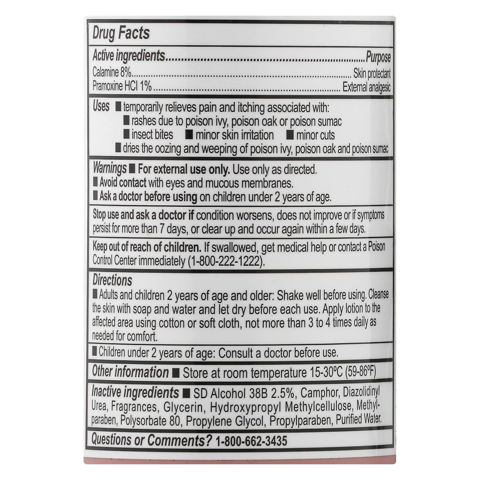 Leader Calamine Lotion apply to arm offers fast, gentle itch relief when needed