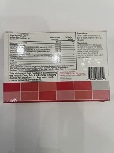 Leading Edge Health Her Solution packaging box displayed for storage