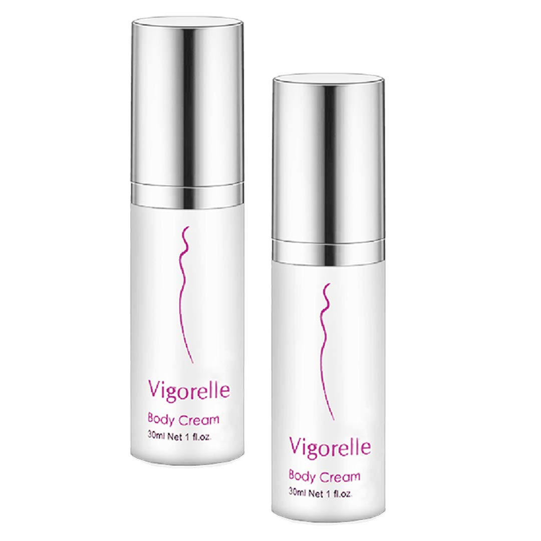 Leading Edge Health Vigorelle cream application for vaginal moisture support and comfort.