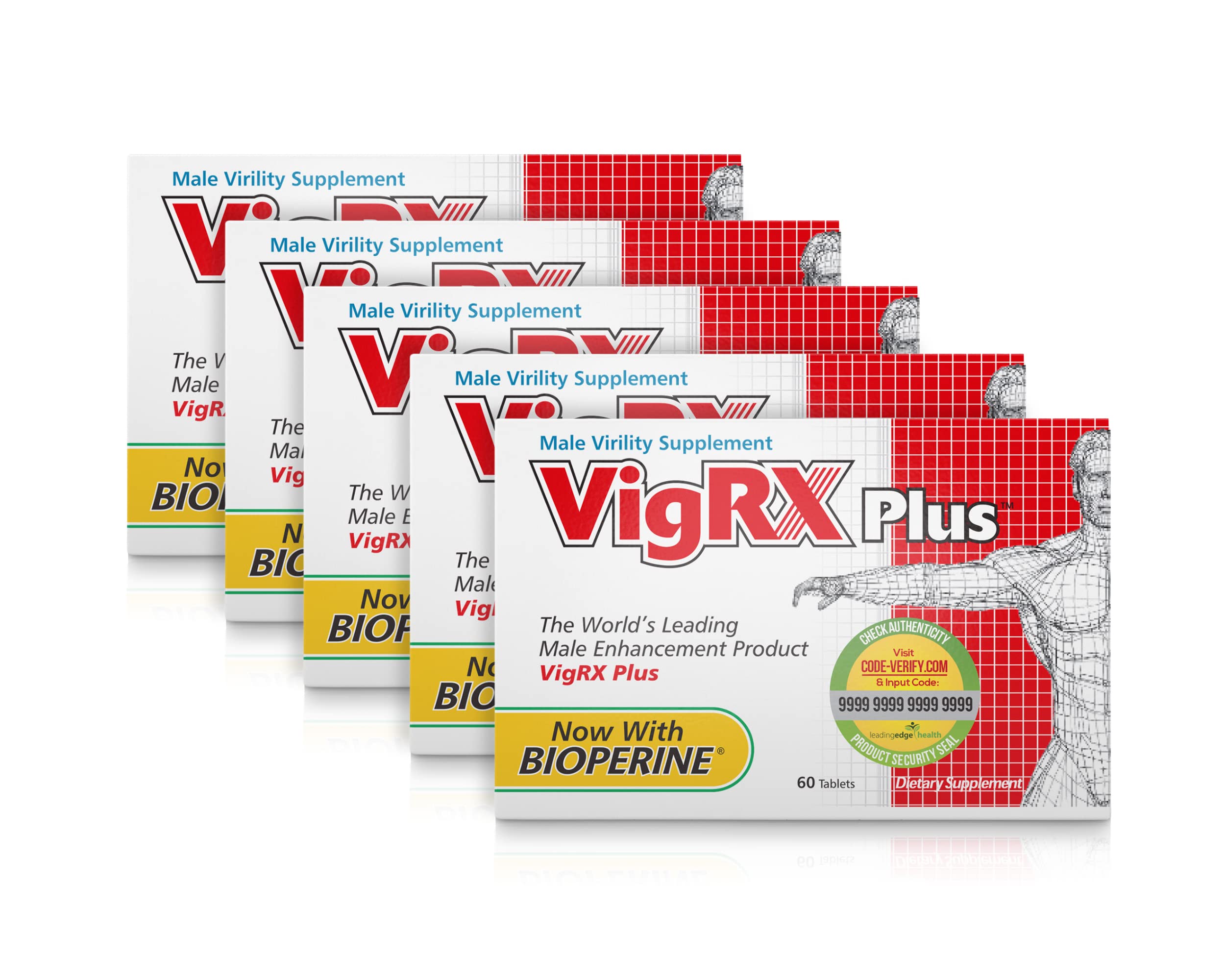 Leading Edge Health VigRx Plus bottle for daily stamina support.