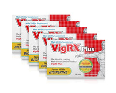 Leading Edge Health VigRx Plus bottle for daily stamina support.