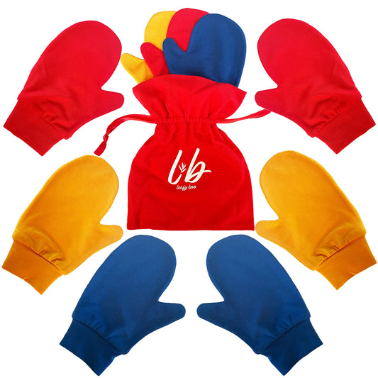 LEAFY BOO bamboo mittens for eczema kids offer overnight moisture and calm.