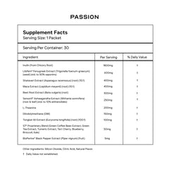 Lean Nutra Passion daily use shot hints at sustained focus throughout the day.