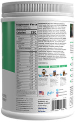 LEAN1 chocolate shake in glass for a convenient protein drink.