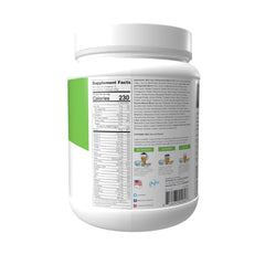 LEAN1 ingredients panel showcases protein matrix and fiber for balanced nourishment.