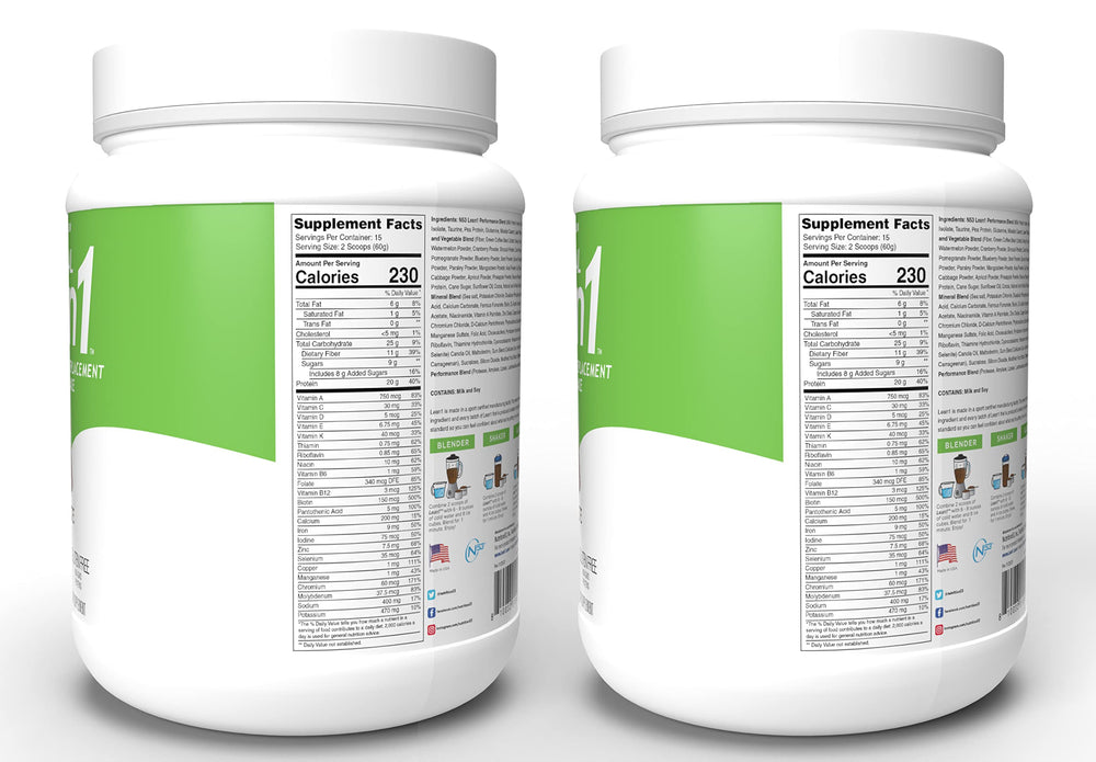 LEAN1 green coffee bean extract ingredients panel suggests energy support.