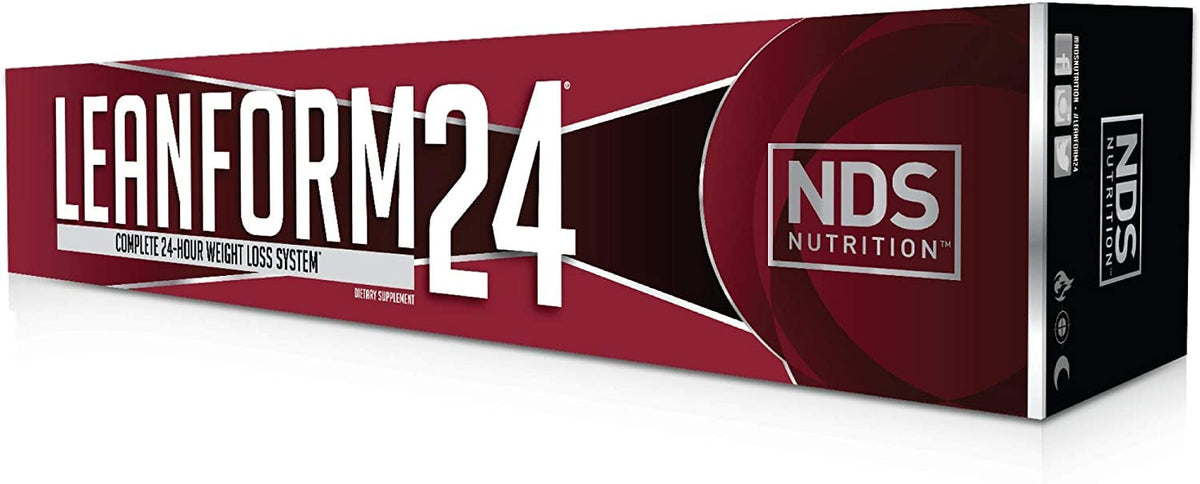 LeanForm24 Intensify Black bottle pouring capsules for energy boost and appetite control