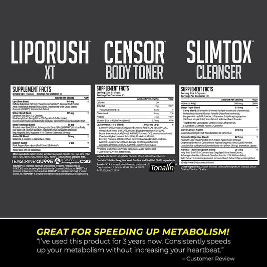 LeanForm24 LiporushXT bottle pour showing convenient daily use