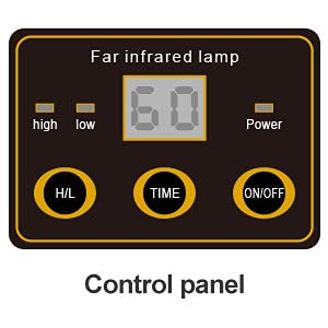 Leawell lamp head 360-degree adjustability enables precise targeting.