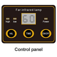 Leawell lamp head 360-degree adjustability enables precise targeting.