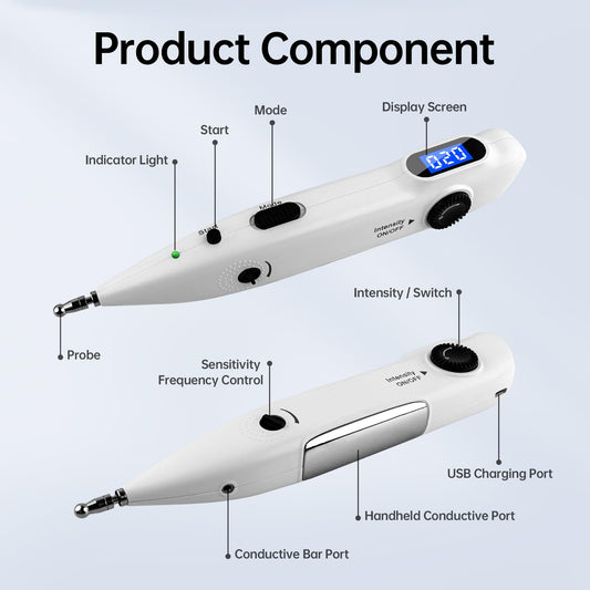Leawell acupuncture pen big probe head ready for larger acupoints.