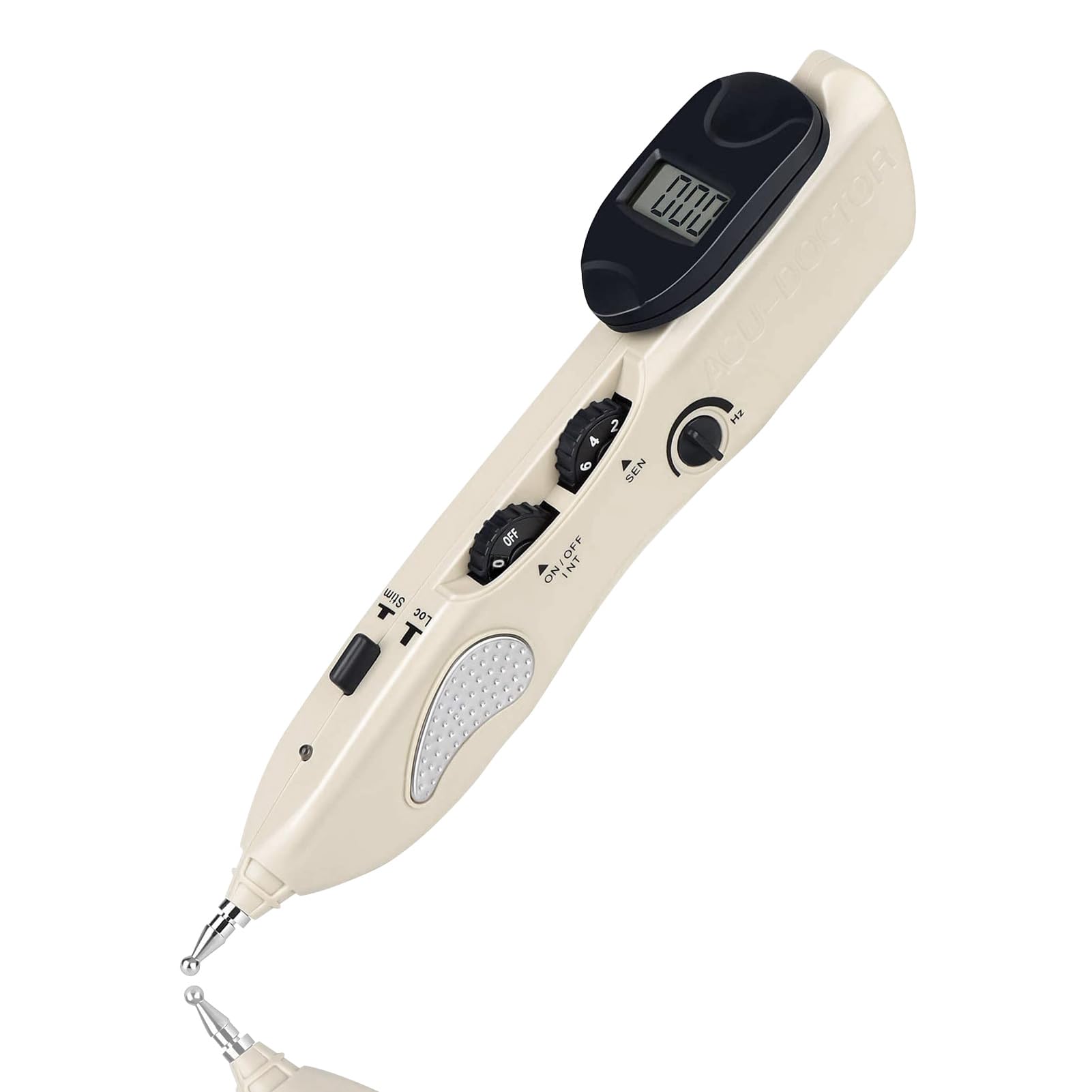 Leawell electronic acupuncture pen with big probe head for precise point detection.