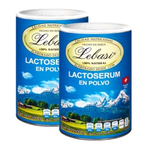 Lebasi Lactoserum 2 whey powder container ideal for shakes.