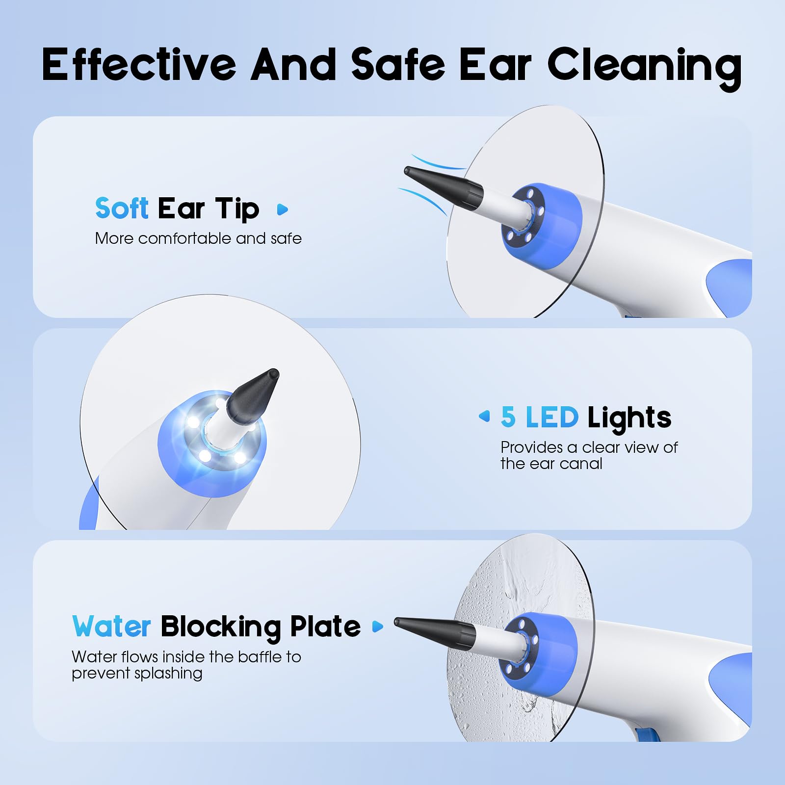 Lebbtl 500ml water bottle provides ample rinsing for thorough cleaning.