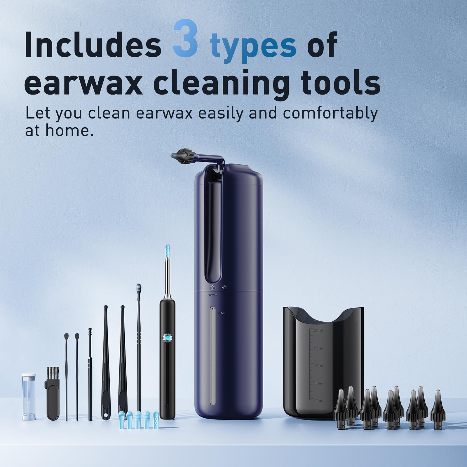 Lebbtl Traditional ear scoop kit for familiar cleaning options