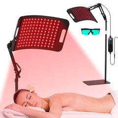 LEDINO red light panel front view with dual wavelengths for body and face therapy