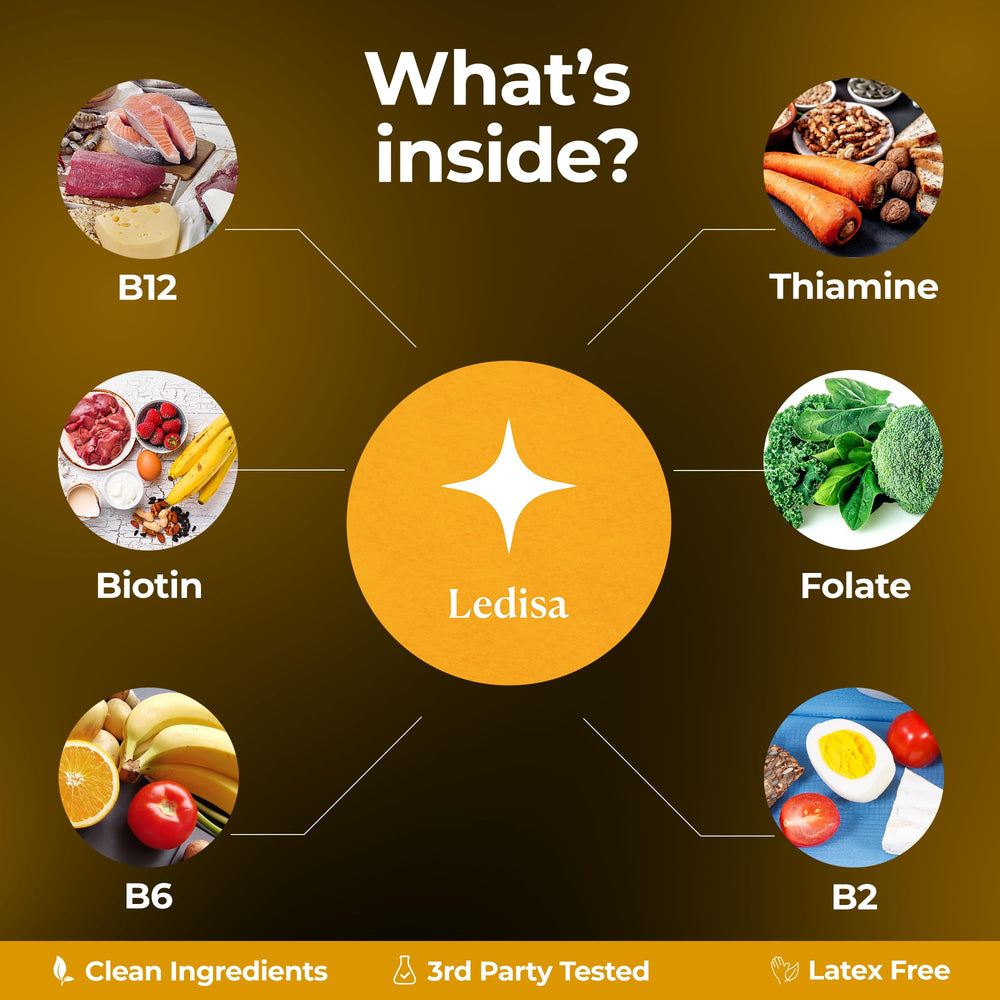 Ledisa Energy Patch close-up reveals natural ingredients and skin-friendly adhesive.