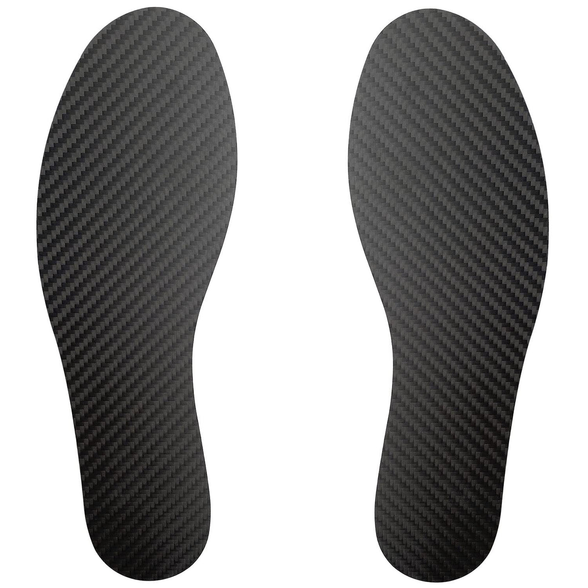 Leeuoe carbon fiber insole front view with rigid support for steady steps