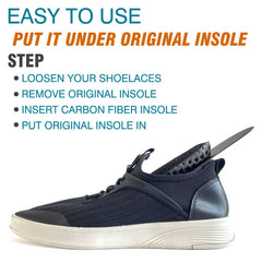 Leeuoe carbon fiber insole is thin, durable, and comfortable for daily wear.