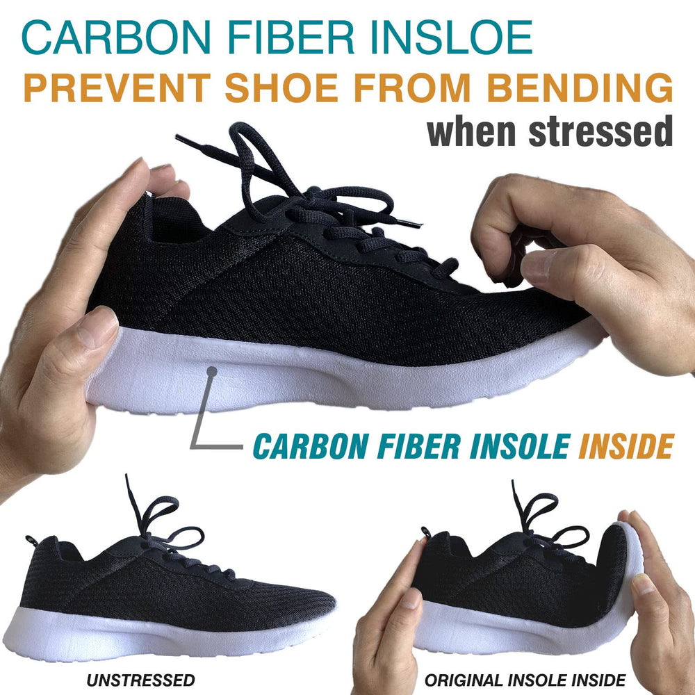 Leeuoe orthotic insert works on either right or left foot for versatile use