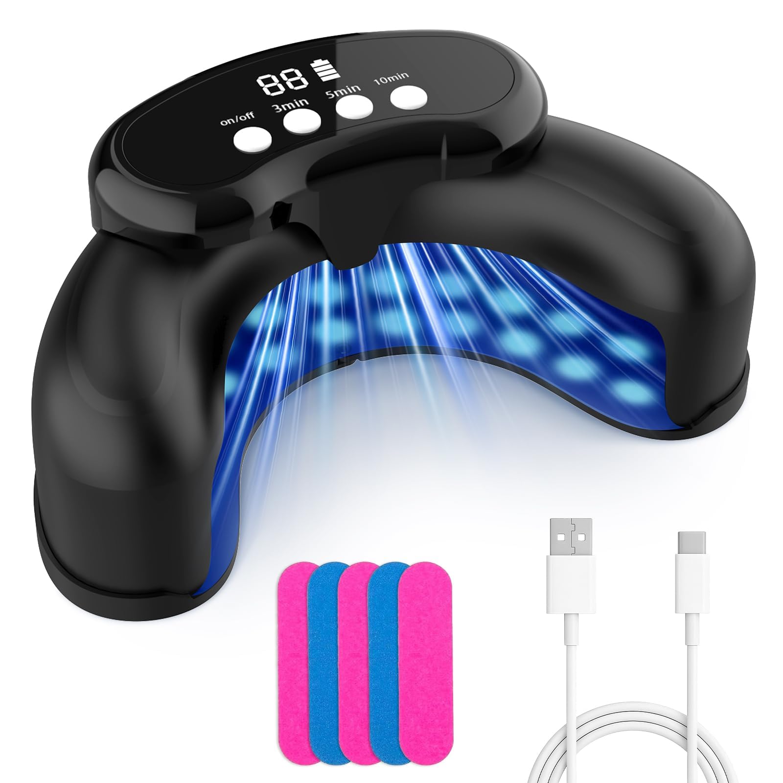 Leeyond Nail Fungus Laser Device packaging showing ready-to-use kit
