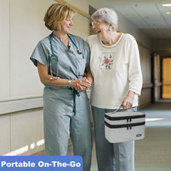 LEFOR·Z compact travel bag fits personal medications on the go
