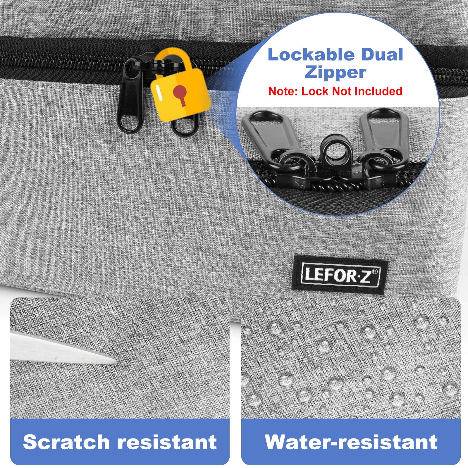 LEFOR·Z top-handle bag ready for easy carrying during trips