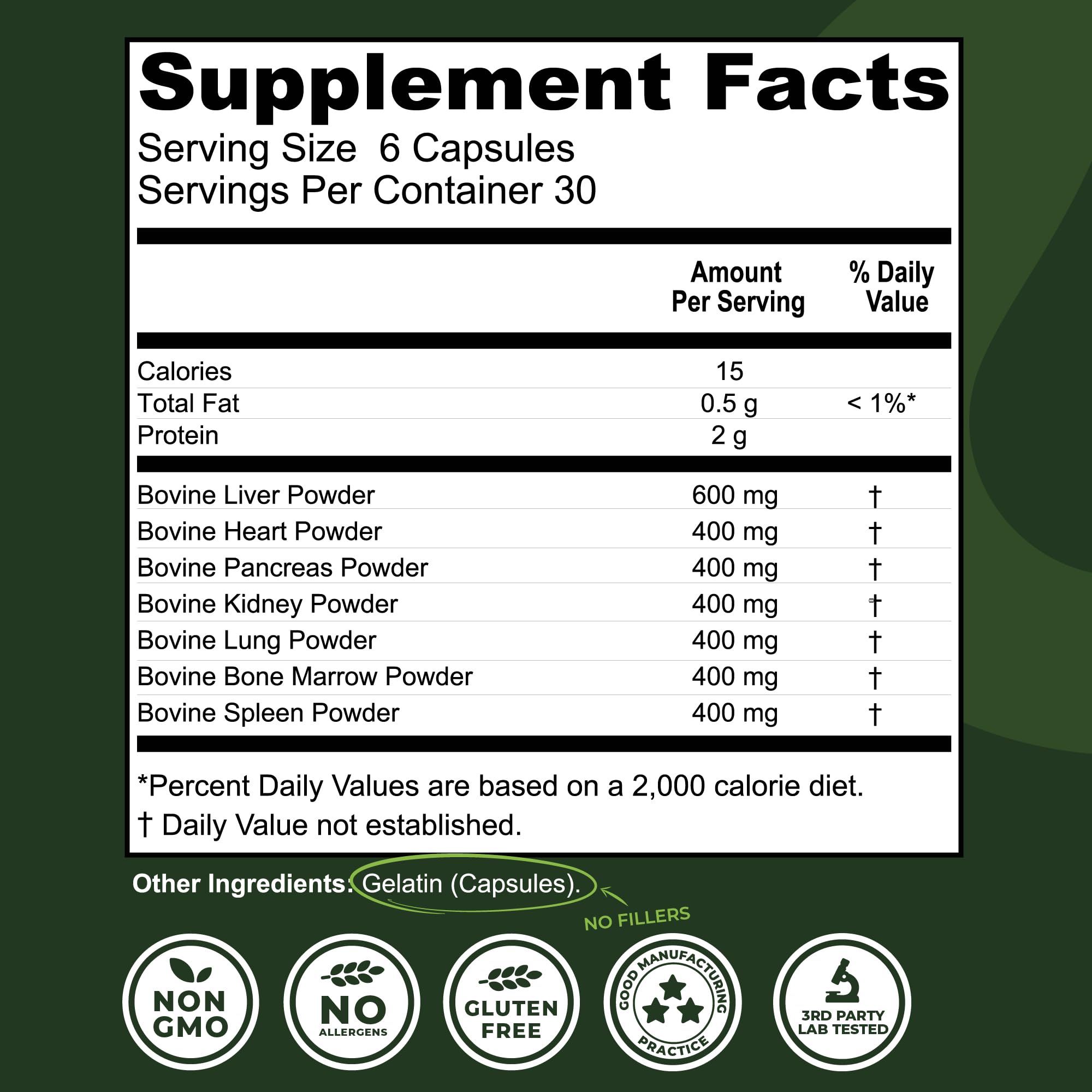 Left Coast Performance bottle back highlights grass-fed NZ origin and quality standards.