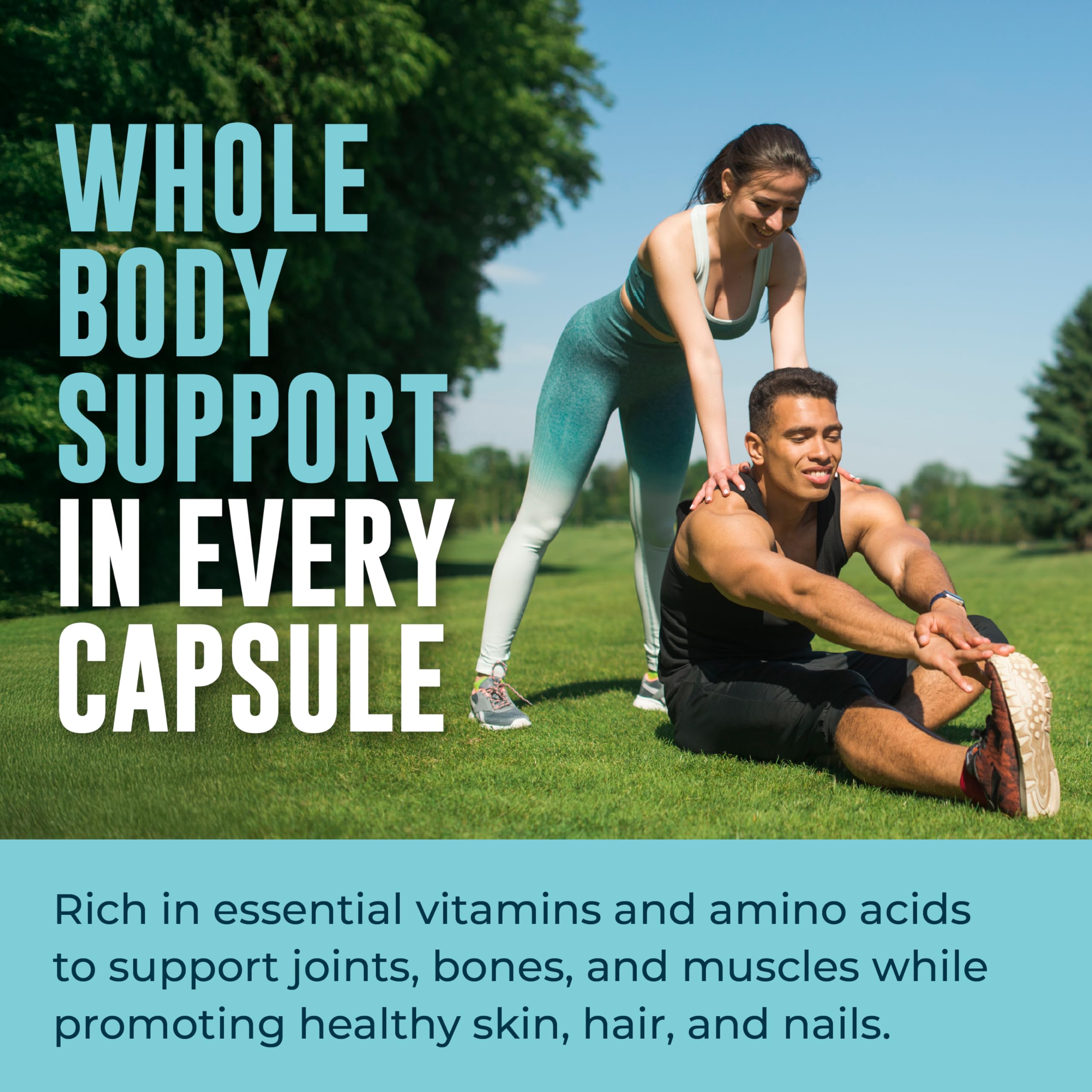 Left Coast Performance bottle on the go illustrating flexible, everyday bone broth supplementation.