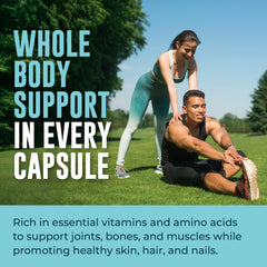 Left Coast Performance bottle on the go illustrating flexible, everyday bone broth supplementation.