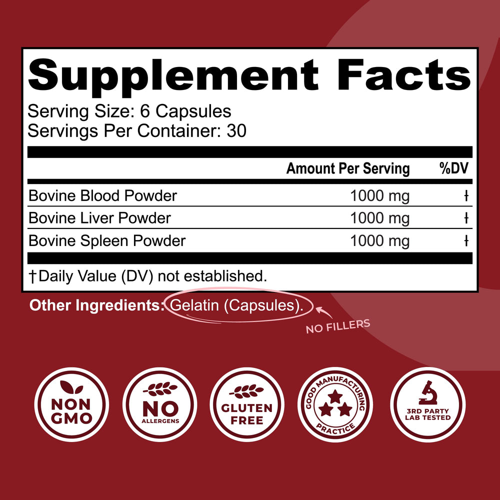 Left Coast Performance freeze-dried beef organs bottle close-up showing potency