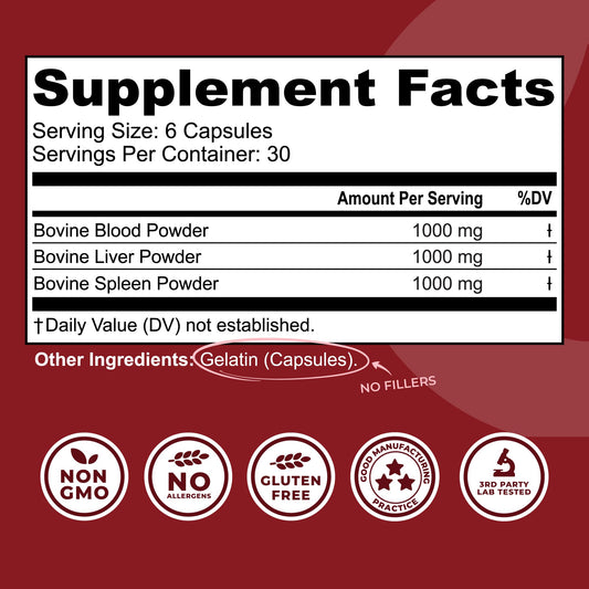 Left Coast Performance freeze-dried beef organs bottle close-up showing potency