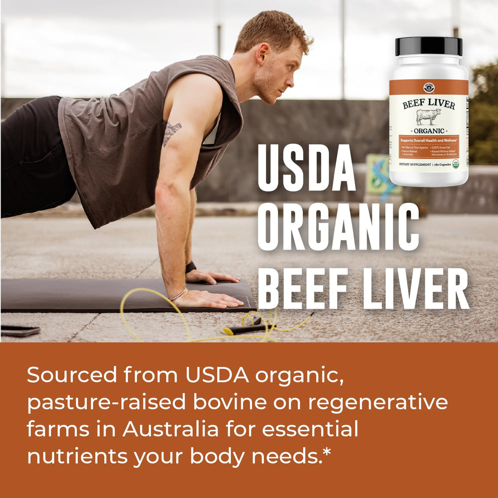 Left Coast Performance Freeze-Dried Liver Capsules, compact for easy daily use.
