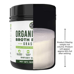 Left Coast Performance powder in hot water whisk shows smooth savory base.