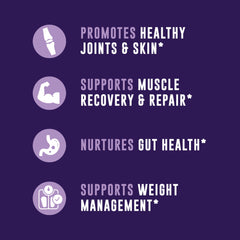 Left Coast Performance hydrolyzed collagen peptides add smooth texture to shakes
