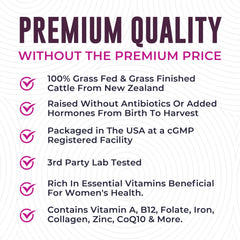 Left Coast Performance ingredient list shows vitamins and minerals from beef organs.