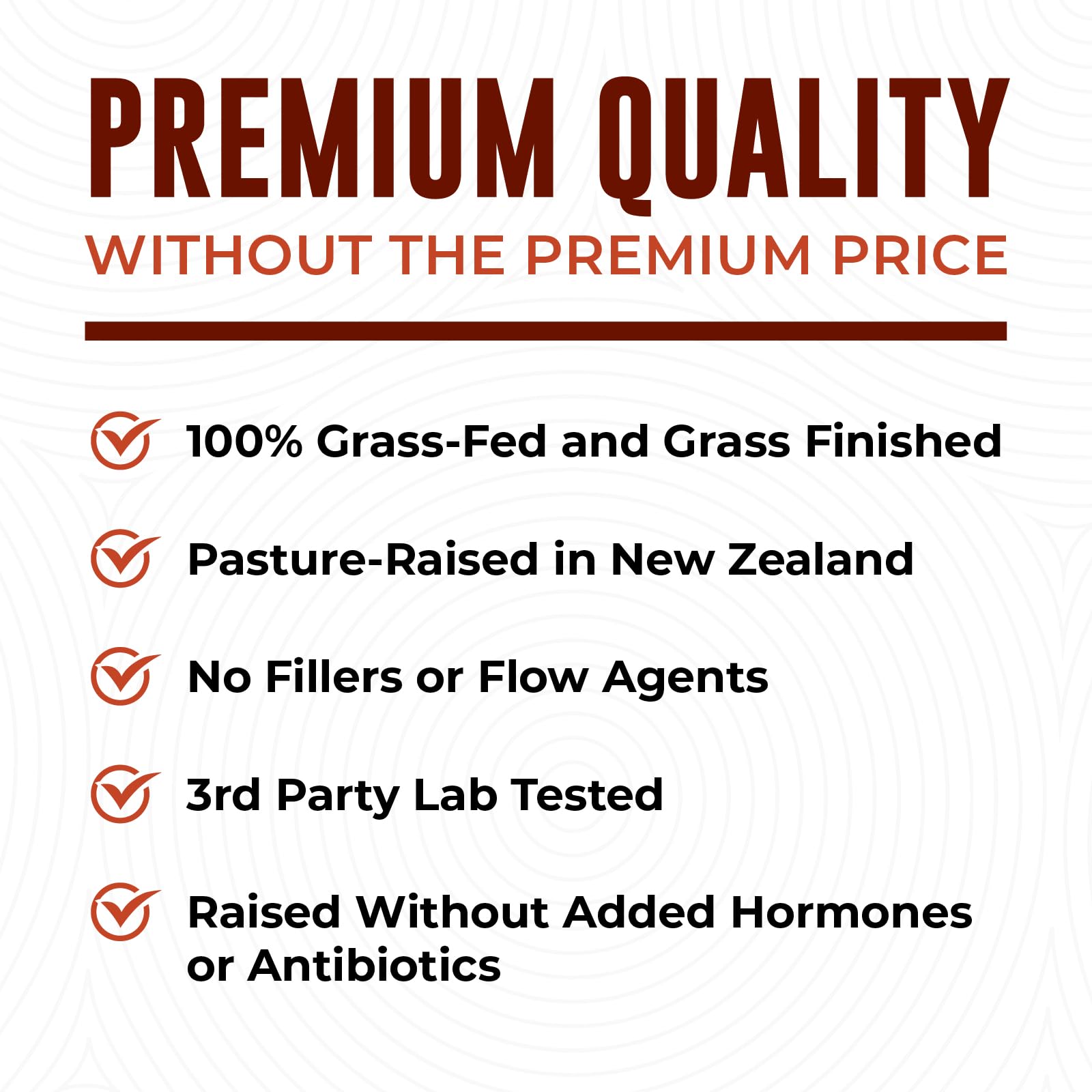 Left Coast Performance NZ pasture-raised cattle backdrop on packaging