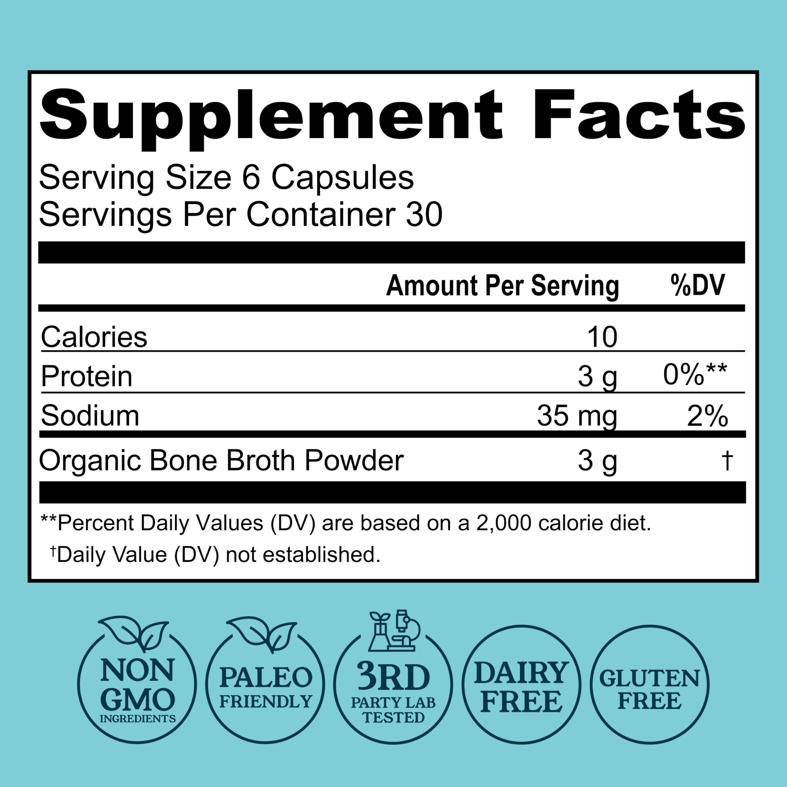 Left Coast Performance organic bone broth powder container highlighting high-quality powder for nourished joints and skin.