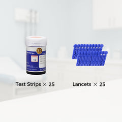 LEFTYCHOICE test strips close-up, highlighting material quality and easy handling